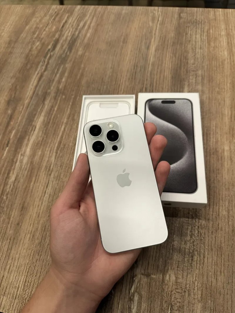 Iphone 15 Pro 256gb White Titanium айфон 15 про 256 білий Титановий — фото 4