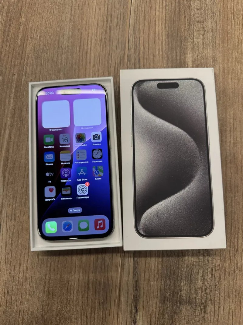 Iphone 15 Pro 256gb White Titanium айфон 15 про 256 білий Титановий — фото 5