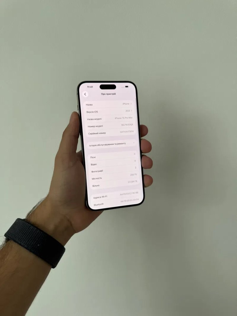 Iphone 15 Pro Max 256 GB АКБ 100% Global Neverlock — фото 4
