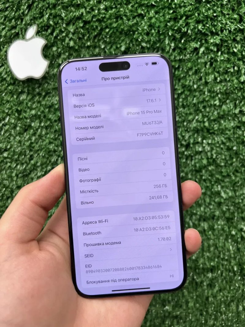 iPhone 15 Pro Max 256gb Blue T. Neverlock у Відмінному стані / АКБ 86%! — фото 7