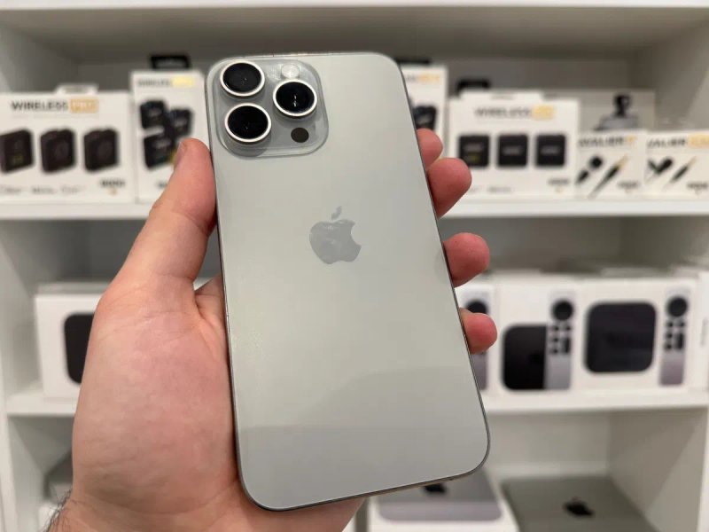 iPhone 15 Pro Max 256GB eSIM Natural Titanium MU683 Магазин Гарантія — фото 2