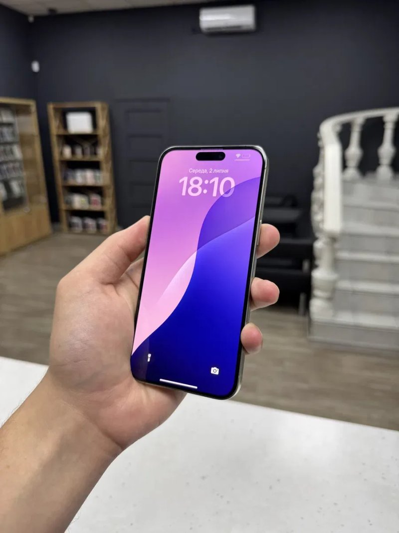 iPhone 15 Pro Max 256gb Natural Titanium Neverlock з Гарантією! — фото 3
