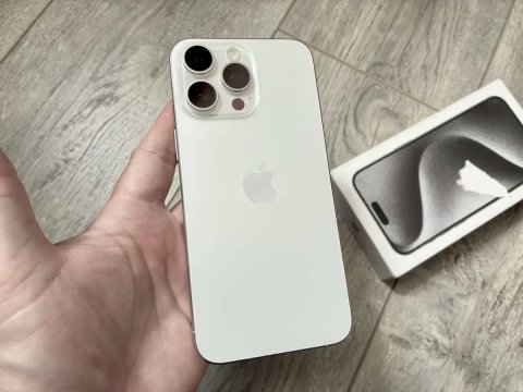 iPhone 15 Pro Max 256gb White Titanium фіз сім