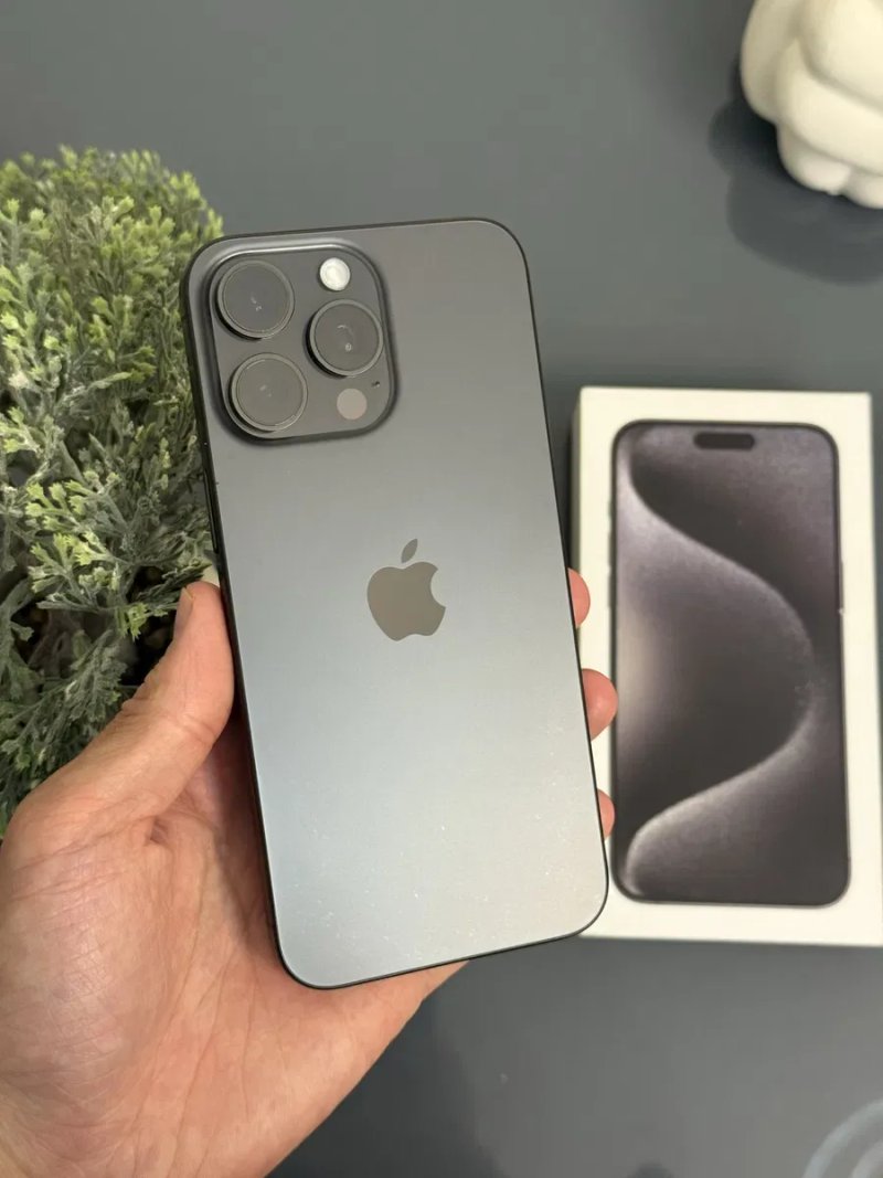iPhone 15 Pro Max 512gb Black Neverlock АКБ 100% Айфон — фото 2