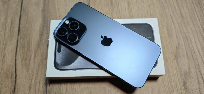 iPhone 15 Pro Max 512GB Blue Titanium (Neverlock) — ІДЕАЛЬНИЙ СТАН — фото 2