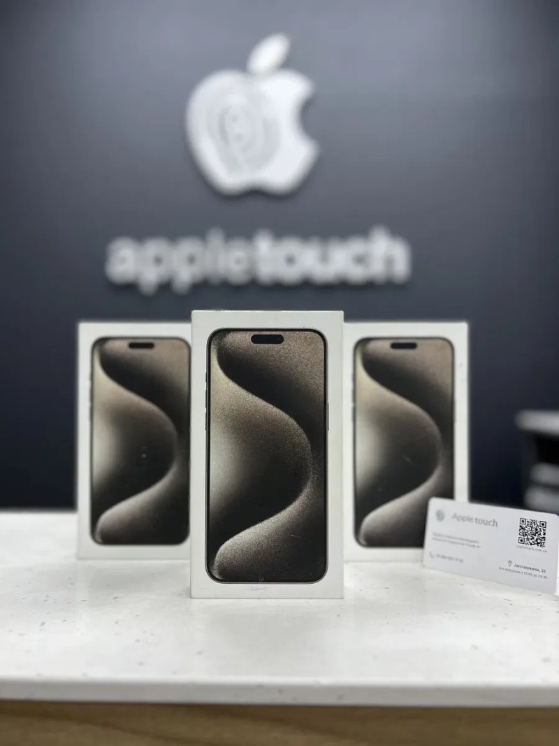 iPhone 15 Pro Max 512GB Natural Titanium Neverlock — фото 2