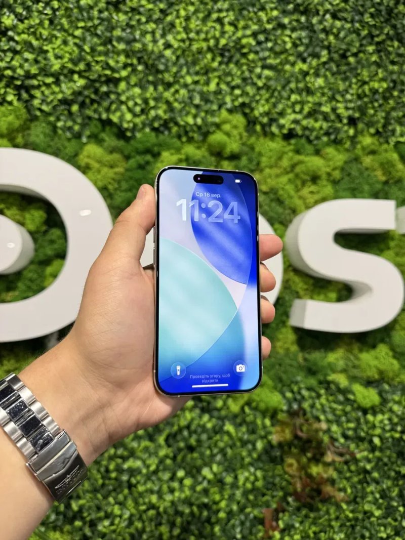 iPhone 15Pro 128Gb White Titanium Neverlock Магазин! Гарантія! Айфон — фото 2