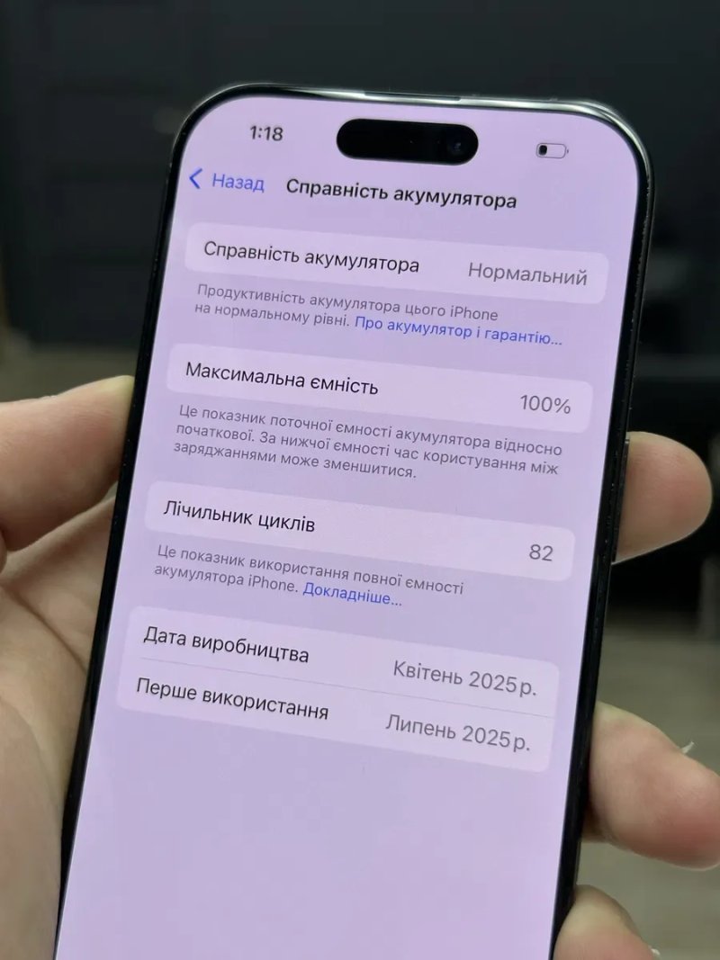 iPhone 16 Pro 128gb Black Titanium Neverlock з Гарантією / АКБ 100%! — фото 5
