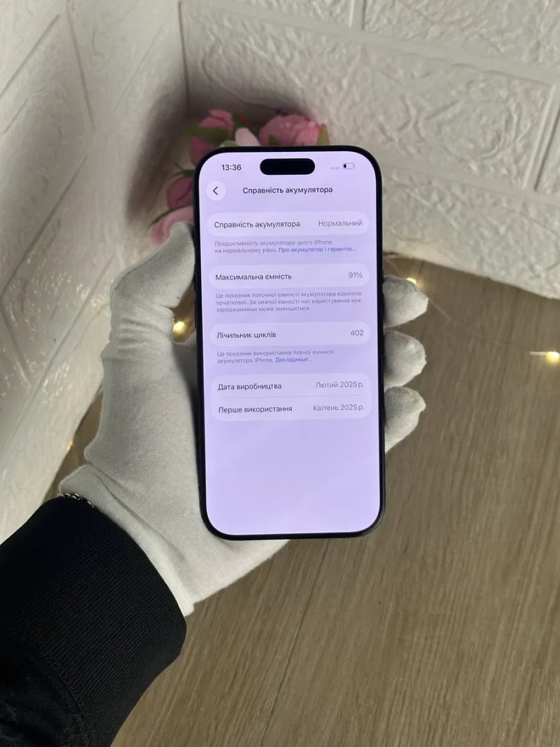 iPhone 16 Pro 128GB - Ідеальний! • Акб 91%! • Фіз-сім • Гарантія! — фото 6