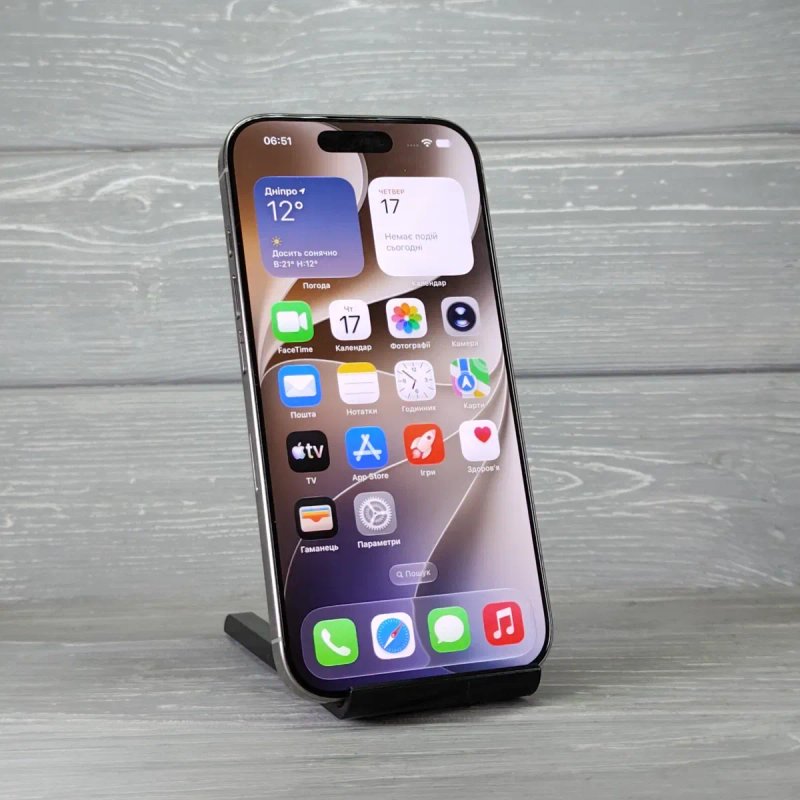iPhone 16 Pro 128GB Natural Titanium | Відмінний стан | Фізична SIM — фото 2