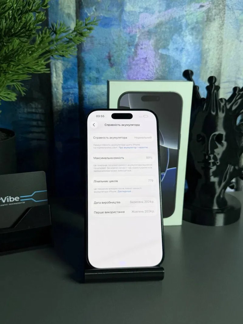 iPhone 16 Pro 256 GB Фіз Сім Neverlock / Магазин / Гарантія 3 місяці / Обмін — фото 5