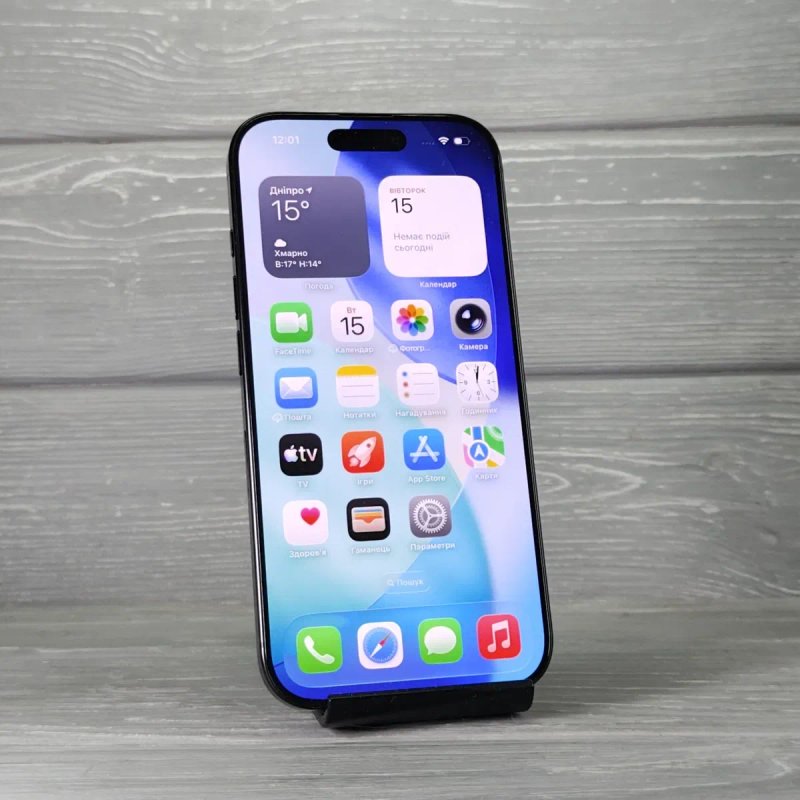 iPhone 16 Pro 512GB Black Titanium | Як новий | Фізична SIM | Айфон 16 Про — фото 2