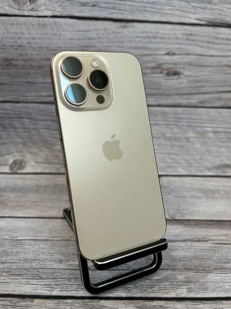 IPhone 16 pro gold 128gb!!! NEVERLOCK!! З США!! 100% оригільна — фото 4
