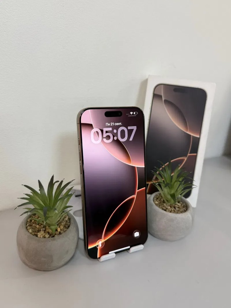 iPhone 16 Pro Max 256 GB Desert/ Neverlock/ 88% АКБ/ Айфон 16 Про Макс 256 ГБ — фото 6