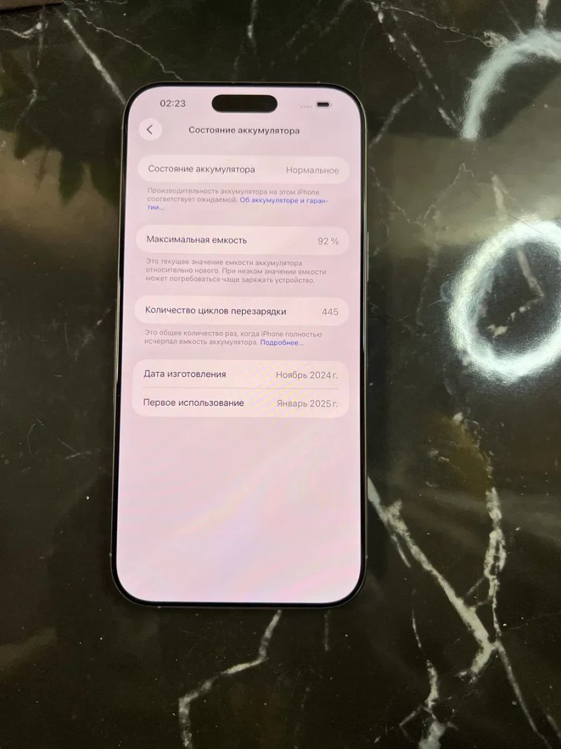 iPhone 16 Pro Max 256 gb Natural Titanium — фото 2