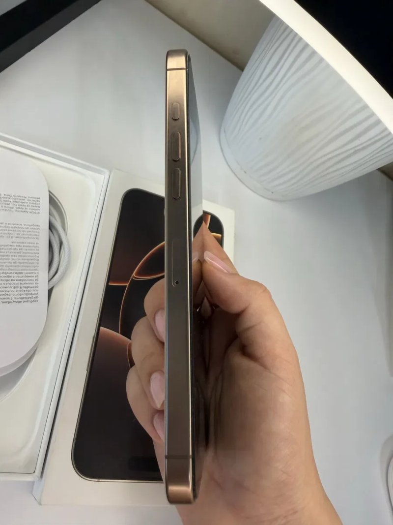 Iphone 16 pro max 512gb NEVERLOCK Desert Titanium (Пустынный титан) фізичка сімкарта + esim повністю робочий без ремонтів — фото 5
