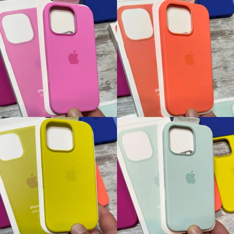 Iphone 16 pro max люкс чехлы с магсейф и анимацией чехлы айфон 16 про макс magsafe чехол айфон 16про макс silicon case iphobe 16pro max magsafe + anim — фото 5