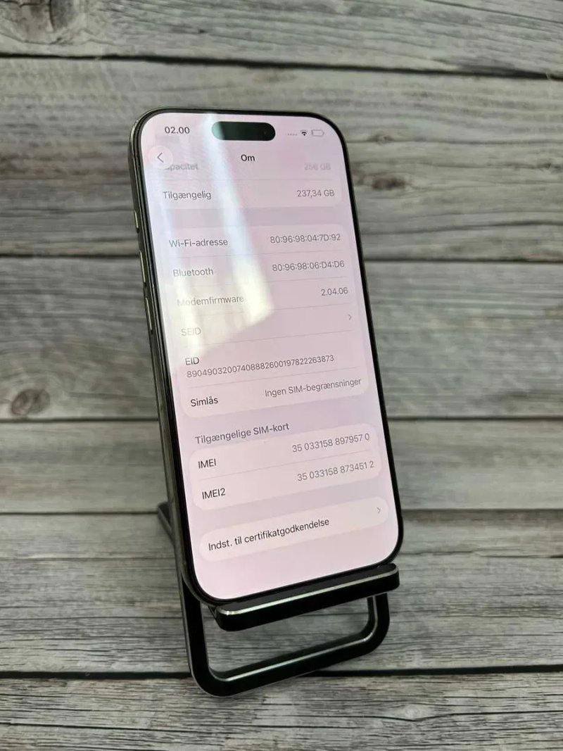 IPhone 16 pro natural 256gb!!! NEVERLOCK!! З Європи!! 97% — фото 3