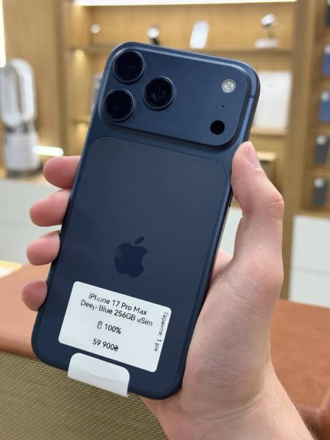 iPhone 17 Pro Max 256GB Deep Blue eSIM Open Box • 0 циклів • Гарантія 1 рік • Trade-In • Як новий