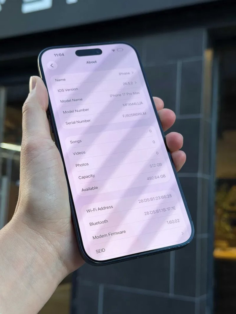 iPhone 17 Pro Max 512gb Blue E-sim Вживаний — фото 7