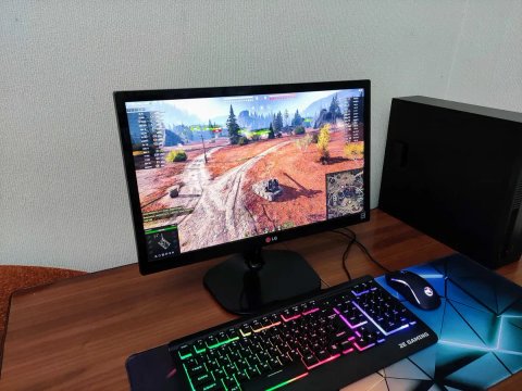 IPS монитор 22 дюйма LG 22mp55 / 1920 x 1080 fullhd