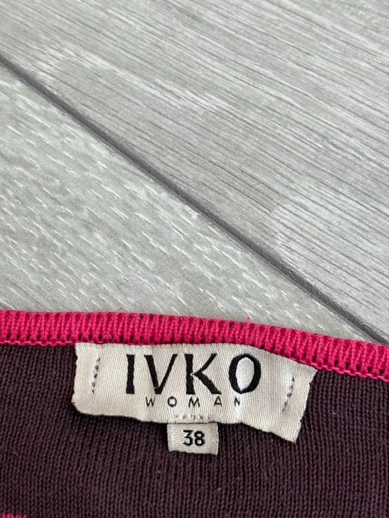 IVCO Cardigan Sweater Size 38 M Розмір Івко Жіночий Светр Кардиган Кофта Жакет Жилет Накидка Кейп Пеньюар Кімоно Кокон Етнічними Візерунками Оригінал — фото 6