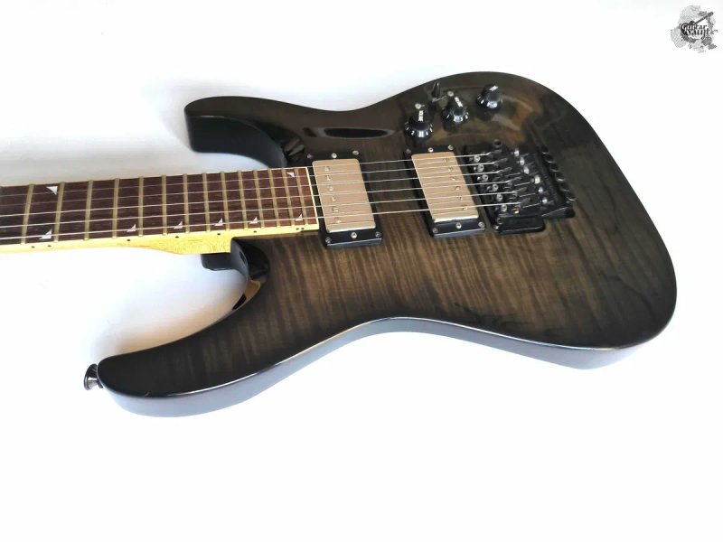 Jackson Japan Dinky DKMG Series Archtop '2009 Trans Black w/case (Gibson '57 Classic) — фото 2