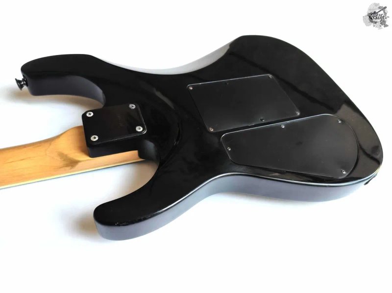 Jackson Japan Dinky DKMG Series Archtop '2009 Trans Black w/case (Gibson '57 Classic) — фото 4