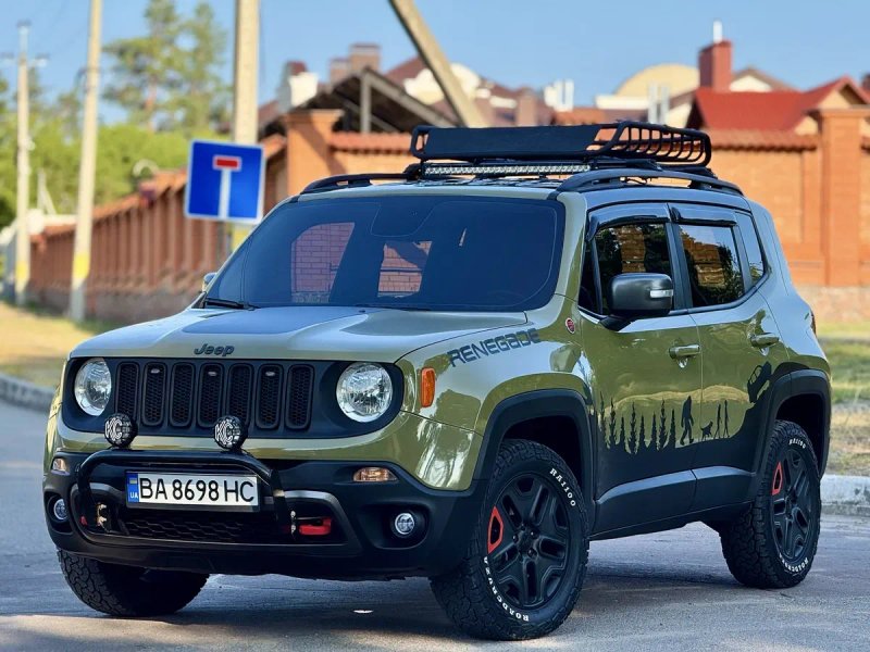 JEEP Renegede Trailhawk Максимальна  Індивідуальна Комплектація!!! 4X4 Мотор 2.4 Повний Привід ГАЗ/Бензин СТАН ПРОСТО ІДЕАЛ!!! Ексклюзивний СТАН!!! — фото 4