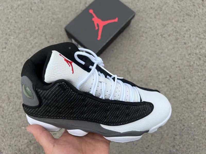Jordan 13 Retro Black Flint, Джордан 13 black grey white. — фото 2