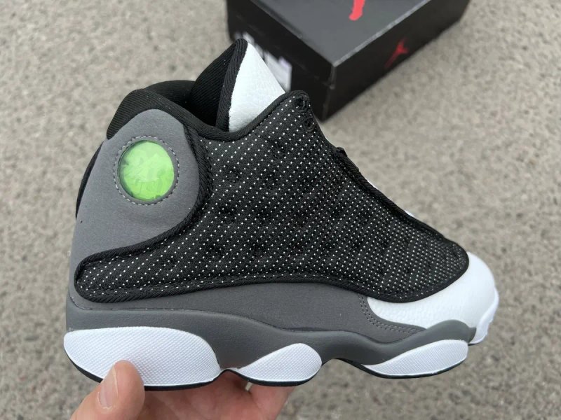 Jordan 13 Retro Black Flint, Джордан 13 black grey white. — фото 3