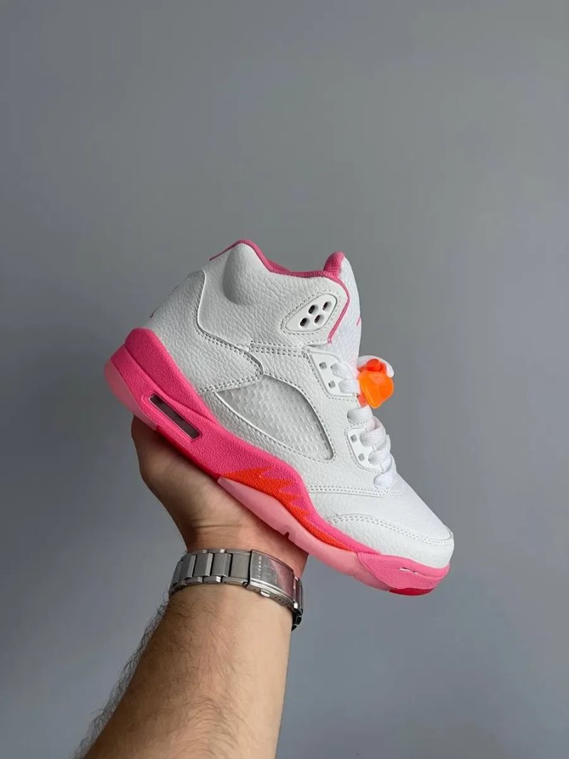 Jordan 5 Retro WNBA Pinksicle Safety Orange  | Жіночі кросівки — фото 3