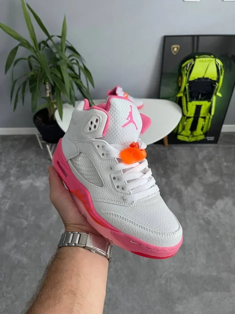 Jordan 5 Retro WNBA Pinksicle Safety Orange  | Жіночі кросівки — фото 6