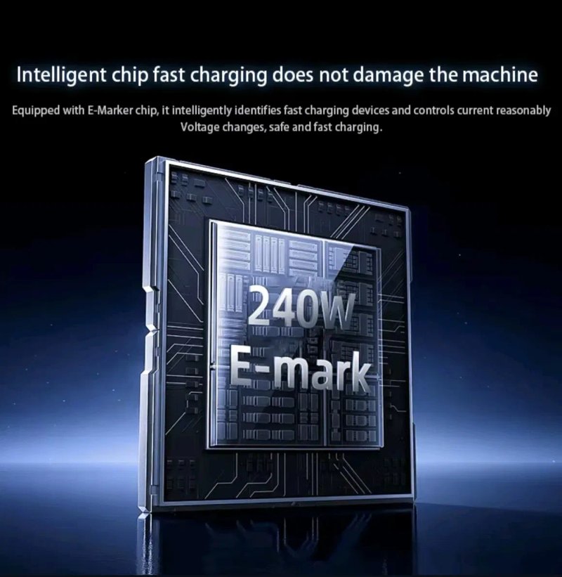Кабель ULTRA FAST Charging 240 W Type-C to Type-C silicon — фото 5