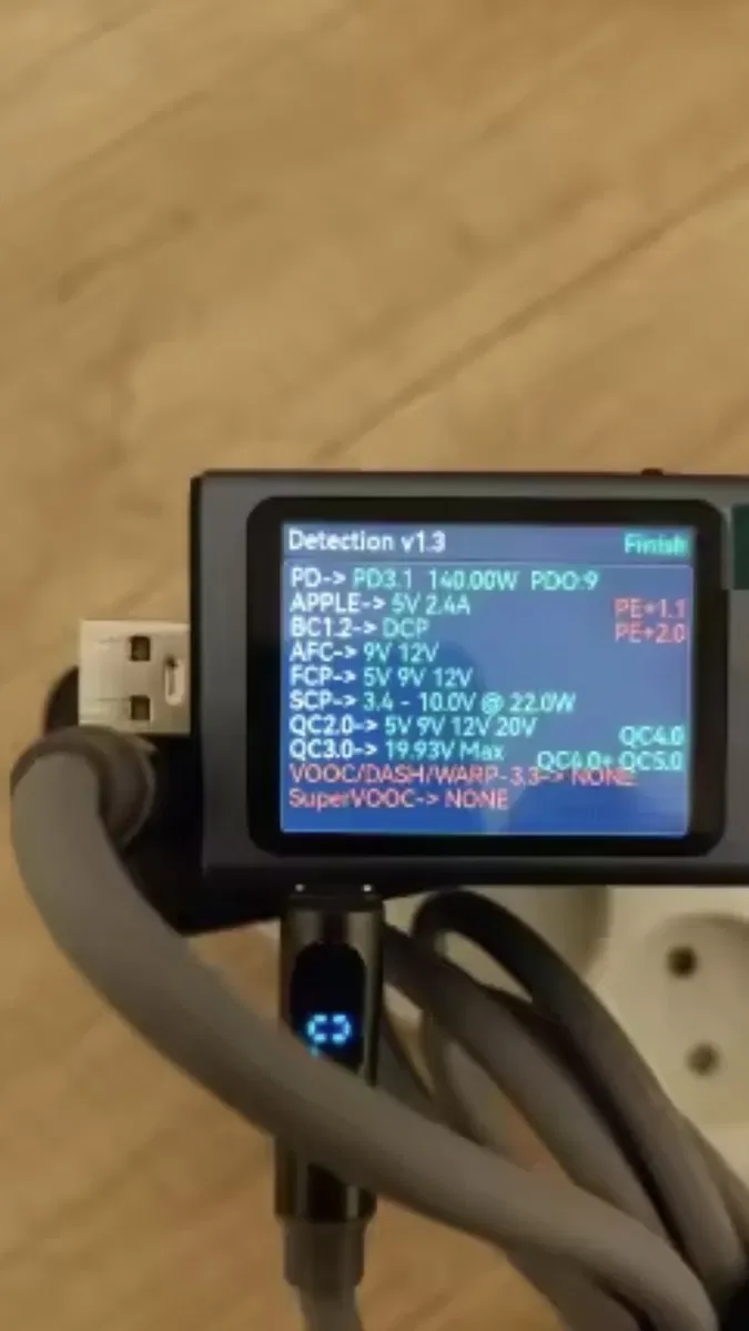 Кабель ULTRA FAST Charging 240 W Type-C to Type-C silicon — фото 8