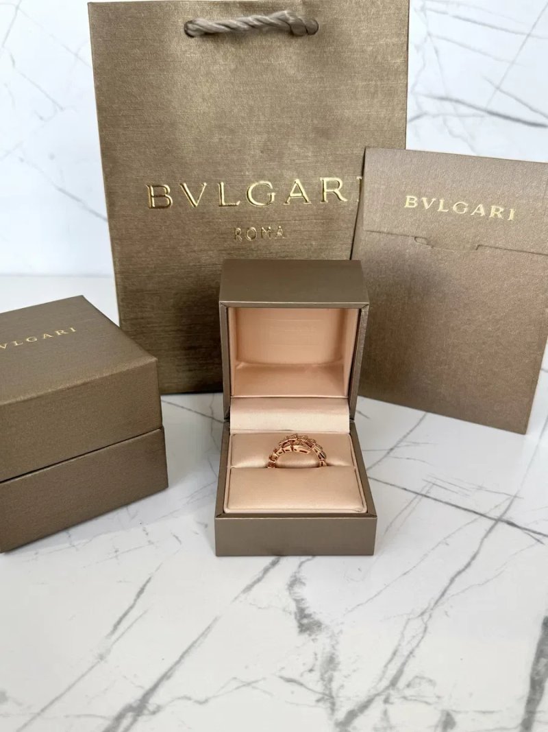 Каблучка Bvlgari золото позолота 18к serpenti повний комплект , кільце булгарі, кольцо булгари, 750 проба, 16,5-17 розмір, 6,5-7 размер — фото 5