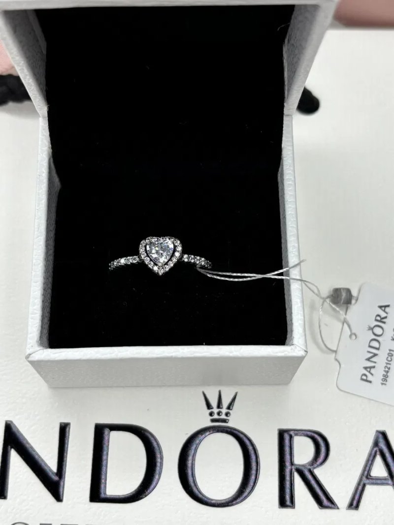 Каблучка Пандора Pandora кольцо сердце серце — фото 4