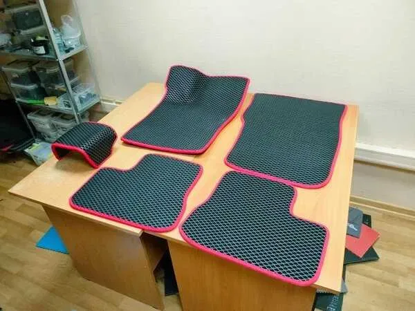 Качественные 3D коврики ЭВА с бортиками, Єва килимки в салон, ева коврики в машину, авто, багажник — фото 7