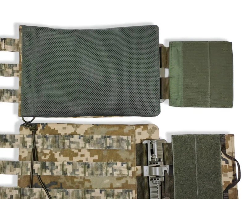 Камербанди з кишенями під балістичні пакети 15/25 см Пара 1200 грн. Кольори - мультикам, піксель, олива, чорний, койот — фото 3