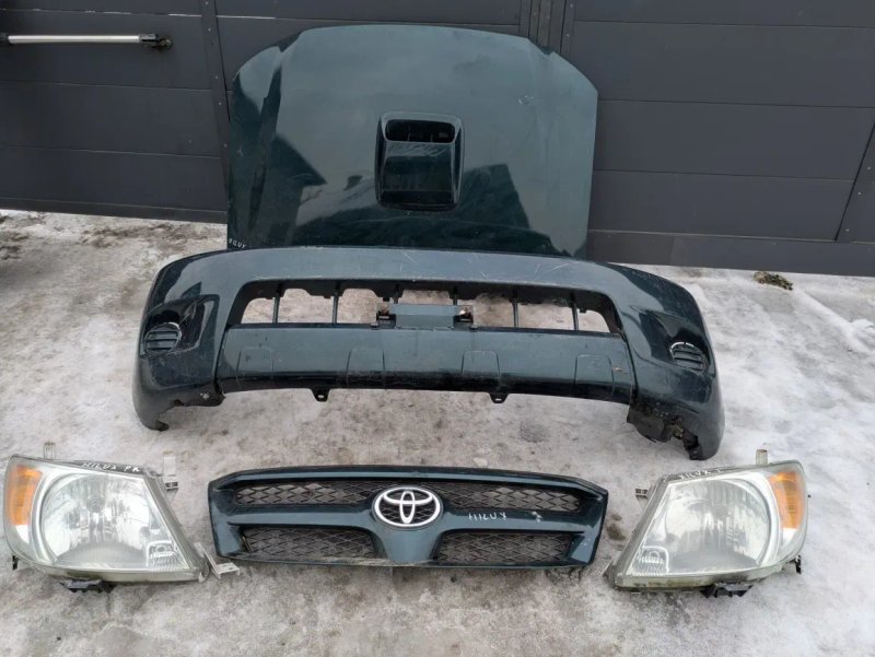 Капот бампер фари решітка бампера комплект toyota hilux тойота хайлюкс 2007- — фото 2
