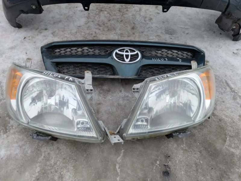 Капот бампер фари решітка бампера комплект toyota hilux тойота хайлюкс 2007- — фото 5