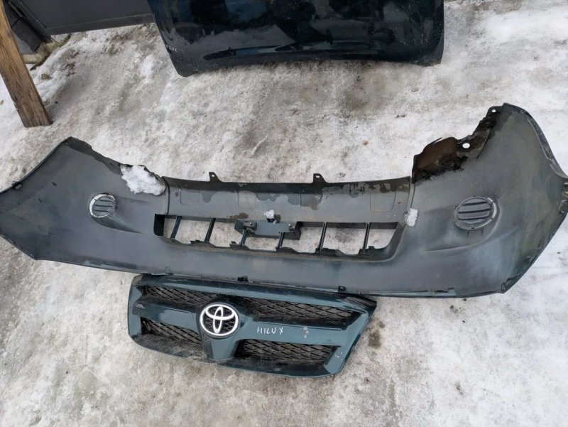 Капот бампер фари решітка бампера комплект toyota hilux тойота хайлюкс 2007- — фото 8