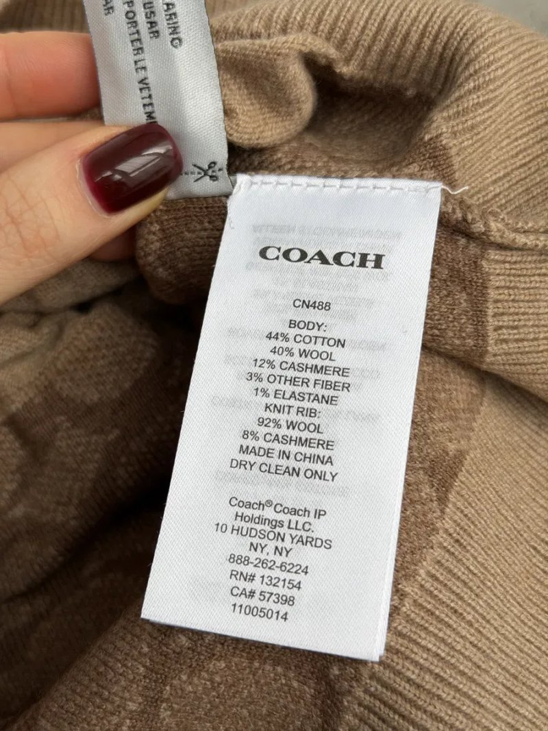 Кардиган coach кофта шерсть — фото 6