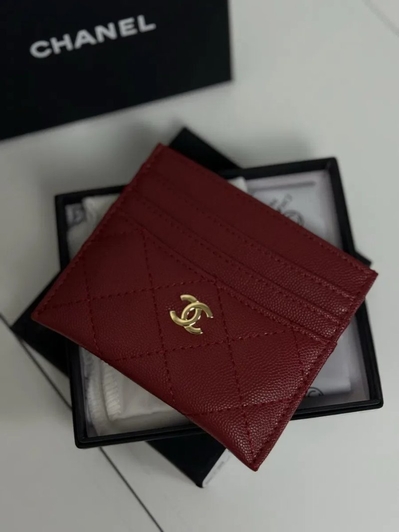 Кардхолдер Chanel із натуральної шкіри | Компактний гаманець для карт — фото 4
