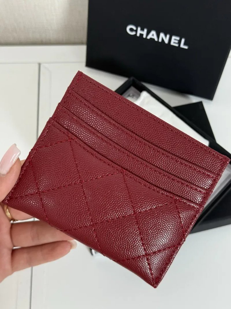 Кардхолдер Chanel із натуральної шкіри | Компактний гаманець для карт — фото 5