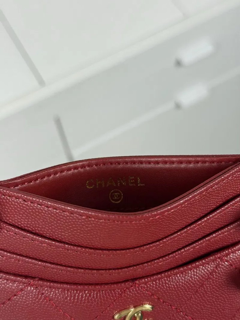 Кардхолдер Chanel із натуральної шкіри | Компактний гаманець для карт — фото 6