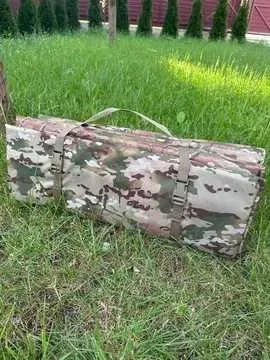Каремат тактичний мультикам військовий гармошка 190/72/2 см коврик стрілецький — фото 2