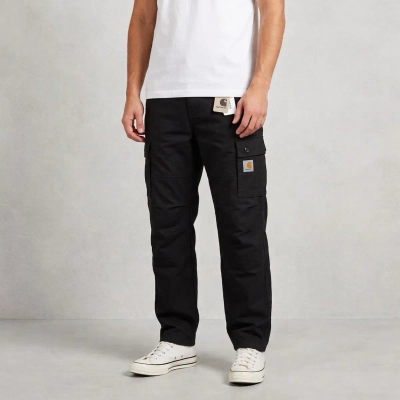 Карго Штани Carhartt Cargo Чорні Кархарт Штаны на утяжках — фото 8