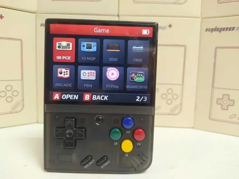 Карманна PSP приставка Miyoo Mini Plus 64GB Black Денди Play Station 1 — фото 4