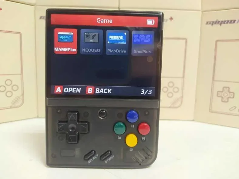 Карманна PSP приставка Miyoo Mini Plus 64GB Black Денди Play Station 1 — фото 5
